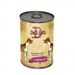 Delish консервы для собак индейка