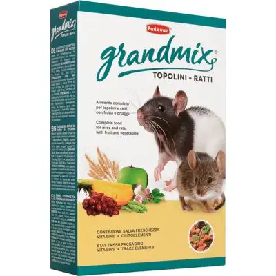 Купить padovan grandmix topolini e ratti Сухой корм для взрослых мышей и крыс