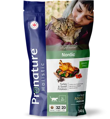 Pronature Holistic Nordic GF сухой корм для взрослых кошек, беззерновой, индейка