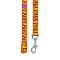 Tappi Сириус амуниция поводок из стропы для собак, оранжевая #2
